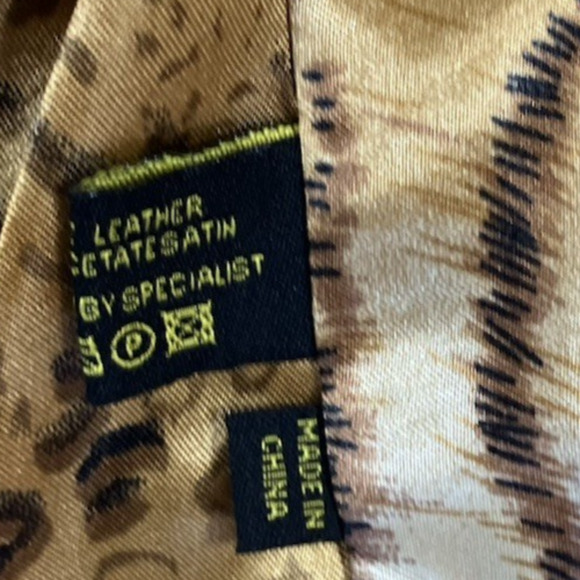 Vintage Scully Brown Leather Jacket Size Large Ruffles Satin Lined Boho Western - Picture 16 of 16